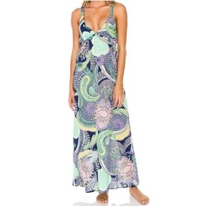 Luli Fama Paisley Maxi Dress